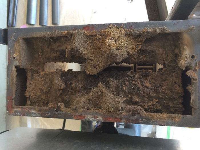 燃焼炉内の灰の除去イメージ画像